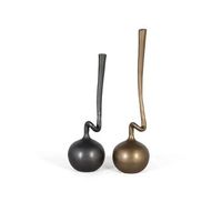 set de 2 jarrones en aluminio