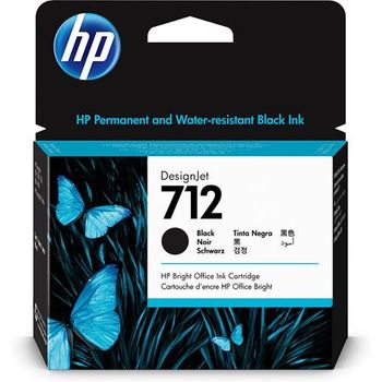 HP 712 (3ED71A) Black Original High Capacity DesignJet Ink Cartridge