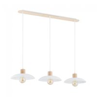 lampara de techo briana blanco 3 luces