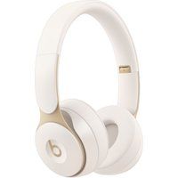beats solo pro wireless bluetooth noise-cancelling headphones - ivory ivory