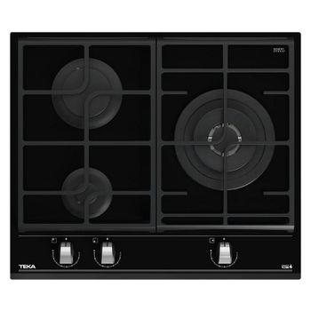 Teka GZC 63310 Placa de Gas Butano 3 Zonas 60cm Negra