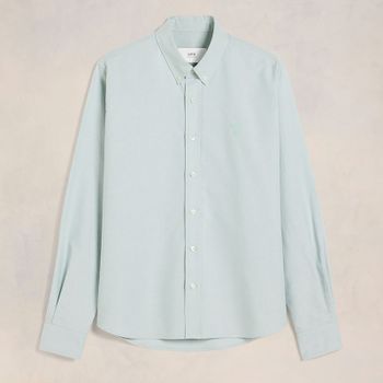 AMI Cotton-Corduroy Classic Fit Shirt - XL