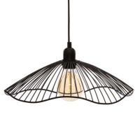 factory cuadros lampara colgante gopergo metal negro - diseno moderno