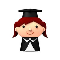 disok lote 10 memorias usb graduacion nina birrete 8gb - regalos originales fiestas