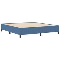 estructura de cama azul 180 x 200 cm telas de pana