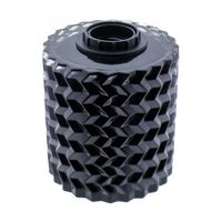 base con portalamparas e27 cristal cromo