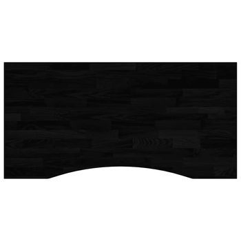 Tablero Escritorio 100x60x2,5cm Rectangular Madera Maciza Roble Vidaxl