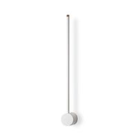lampara de pared sword-13482 blanco metal 62 cmx10x 7 cm