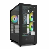 carcasa sharkoon rebel c60 midi tower vidrio templado negro gaming