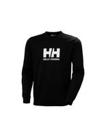 sudadera de montana helly hansen hh logo crew hombre negro