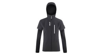 Mijo chaqueta softshell rutor xcs air hoodie mujer negro
