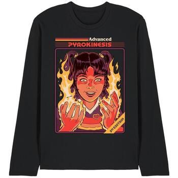 Steven Rhodes Camiseta manga larga Advanced Pyrokinesis para hombre