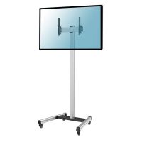 kimex soporte de suelo movil para tv 32-75 altura 240cm vesa 600x400 50kg