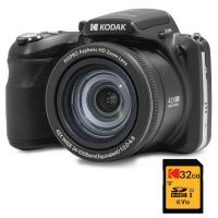 kodak pack pixpro astro zoom az425 camara digital bridge negro  tarjeta ultra high speed u1 32gb sdhc