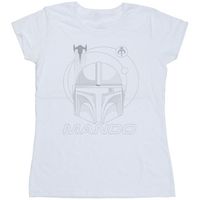 disney camiseta manga larga the mandalorian para mujer