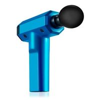 pistola de masaje muscular fascia gun j-27 4 intensidades con velocidad de 1800 a 4800 rpm 4 cabezales 135x53x185 cm color azul