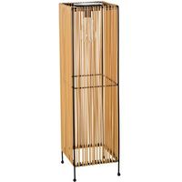 lampara solar 70cm pie hierro con bombilla tungsteno