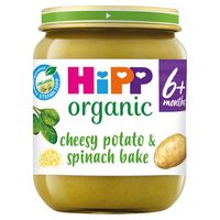 hipp organic cheesy potato  spinach bake jar 6 months