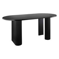 mesa de centro olova negra 120x60x45cm