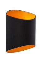 lampara de pared de aluminio 1xg9 negro