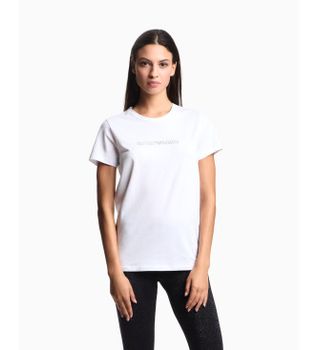 Emporio Armani para mujer. EW000408_AF13033 Camiseta Homie blanco (S), Homewear, Algodón