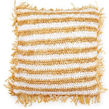Cojín Estilo Boho Bali - Funda Y Relleno - Carissa Crema