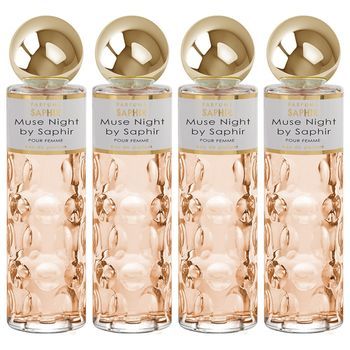 Pack De 4 Eau De Parfum Mujer Saphir Muse Night 200 Ml