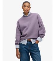 superdry para mujer w2012185a sudadera essential logo lila l casual algodon manga larga