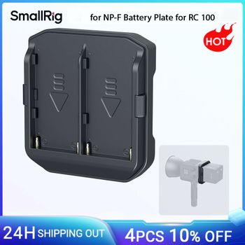 Placa de Batería Ultrafina SmallRig NP-F con Diseño de Liberación Rápida con un Clic, Suministro de Energía de 60W para Luces de Video COB RC 100B/RC 100C