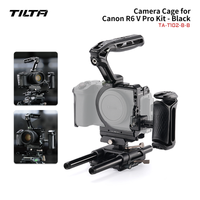 jaula para camara tilta r6 v para canon eos r6 v pro kit con abrazadera de cable empunadura lateral xeno placa de bateria con montura v pd ta-t102