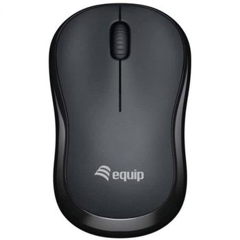 Ratón Equip 245111 RF inalámbrico 1200 DPI Negro Ambidextro nano receptor