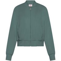 deha chaquetas cozy full-zip bomber para mujer