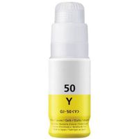 compatible yellow canon gi-50y ink bottle replaces canon 3405c001