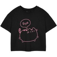 pusheen camiseta bye para mujer