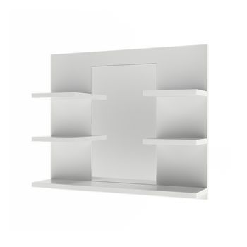 Armario Con Espejo Para Baño Wilbur 58.8 X 50 Cm Con Estantes Vicco