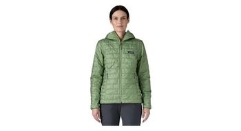 Patagonia nano puff hoody verde  mujer