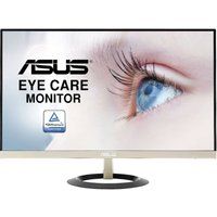 asus vz249q full hd 24 ips monitor - black  gold black