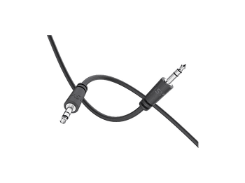 Cable audio - ISY IAU-1016, Jack 3.5 mm, 5 m, Negro