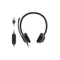 auriculares cisco 322 con cable usb-a cancelacion de ruido oficina y call center negros