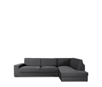 Funda para sofá eysa jaz gris oscuro 110 x 120 x 500 cm