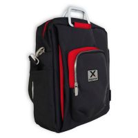 maletin approx appnbst15x para portatil de 156 nylon multi-compartimentos negrorojo