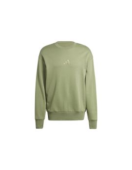 Sudadera adidas All Szn French Terry Crew Hombre Verde