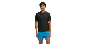 Maillot de manga corta hoka airolite 2 0 negro  hombre