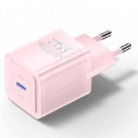 cargador de pared vention fepp0-eu gan usb-c 20w rosa pps pd 30 qc 30 universal