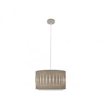 fabrilamp colgante 1 luz e27 modelo alexandra niquelmadera gris