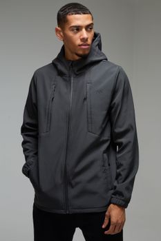Chaqueta Man Active De Tela Softshell, Gris