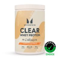 clear whey protein y colageno - 500g - 20raciones - naranja y  mango