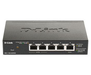 5-PORT GIGABIT POE SMART SWITCH POE-POWER ED