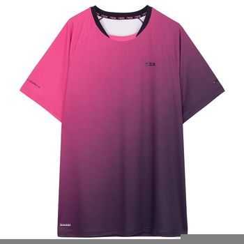 Camiseta Nox Pro Morado Rosa Degradado