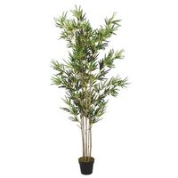 arbol de bambu artificial con 1380 hojas verde 200 cm vidaxl